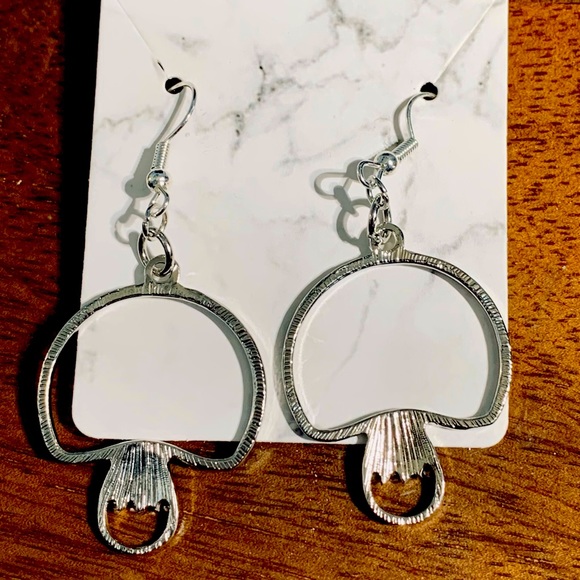 Handmade mushroom earrings - Picture 1 of 1